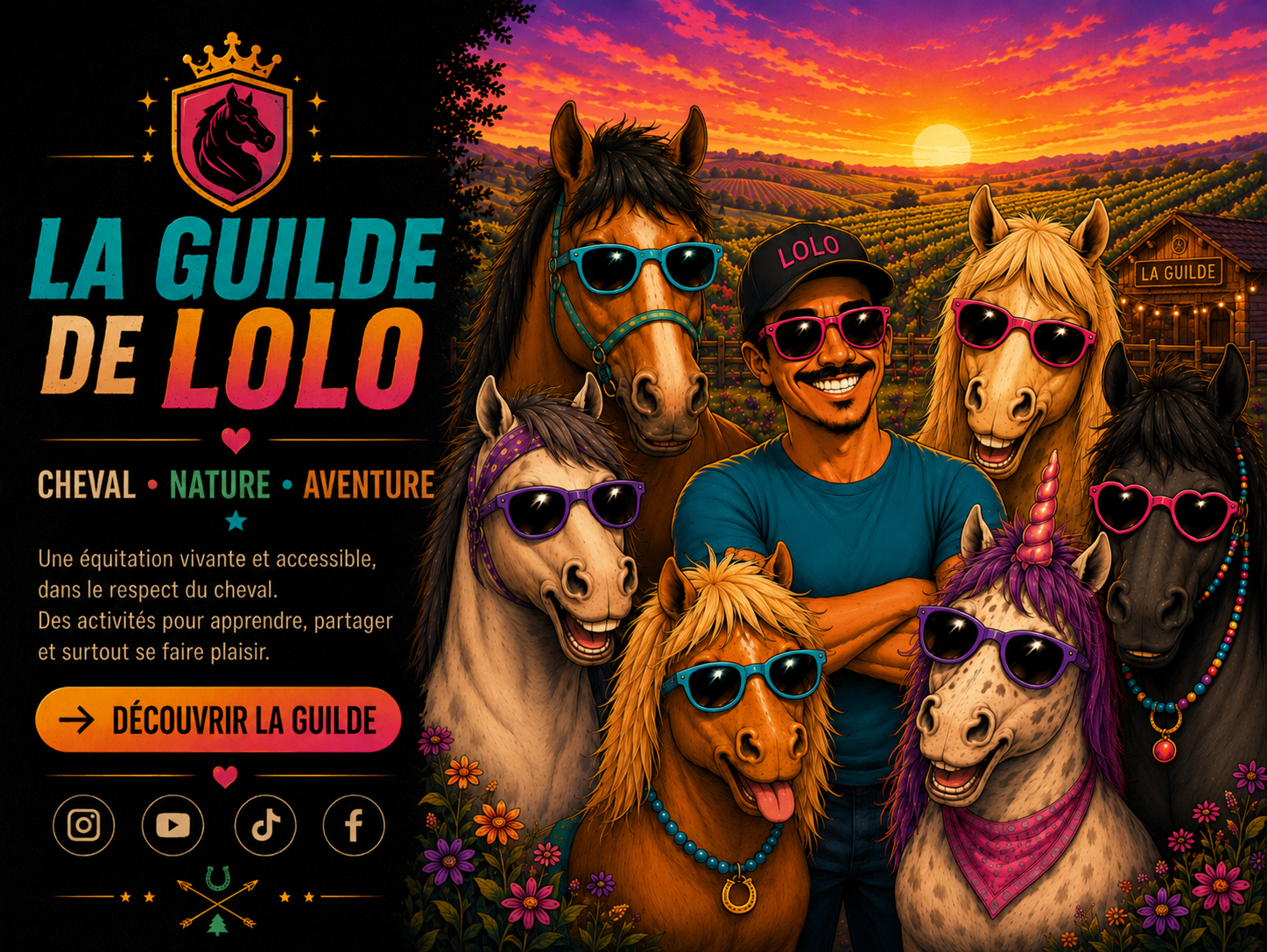 La Guilde de Lolo — Cheval, Nature, Aventure